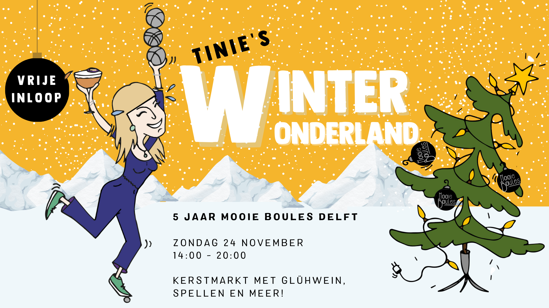 5-jarige jubileum kerstmarkt! 🌲🍾🌟